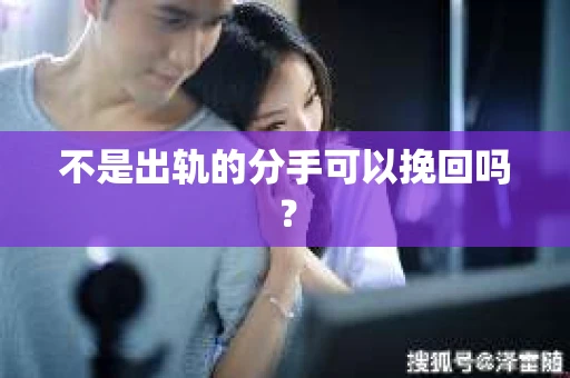 不是出轨的分手可以挽回吗? 不是出轨的分手可以挽回吗?