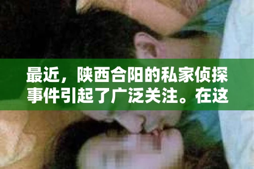 最近，陕西合阳的私家侦探事件引起了广泛关注。在这个信息爆炸的时代，隐私保护显得尤为重要。今天，我们就来聊聊这个事件，看看它背后的一些故事。