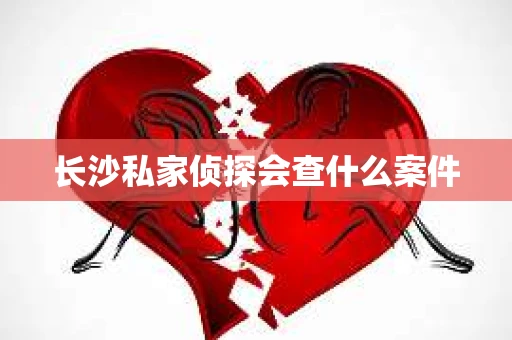 长沙私家侦探会查什么案件