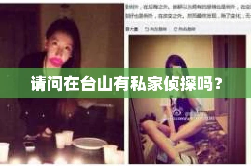 请问在台山有私家侦探吗？