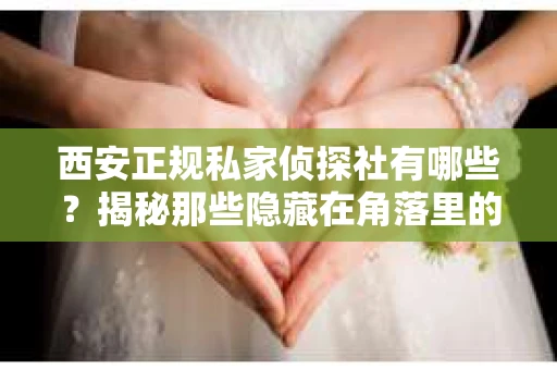 西安正规私家侦探社有哪些？揭秘那些隐藏在角落里的神秘力量