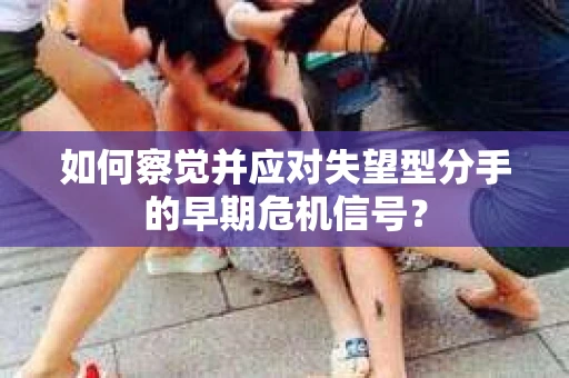 如何察觉并应对失望型分手的早期危机信号？